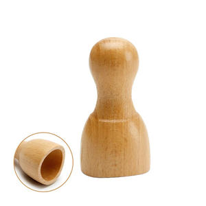 Fabrik-Großhandel Benutzerdefiniertes Logo Natürlicher Holz-Rollmassagestab Gesichts-Gua-Sha Mini Holz-Massage-Set - Product Image 6
