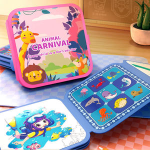 KS Magic Water Zeichen buch Wieder verwendbares Wasser Kinder STEM enthüllen Magic Water Painting Color ing Books - Product Image 2