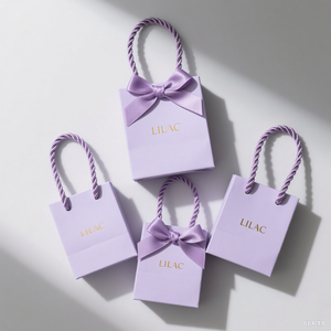 Logotipo personalizado de lámina de oro LOGO Lujo <span class=keywords><strong>Verde</strong></span> Bolsas de regalo Boutique Bolsas de compras de papel Cartón Bolsas de embalaje de papel - Product Image 2