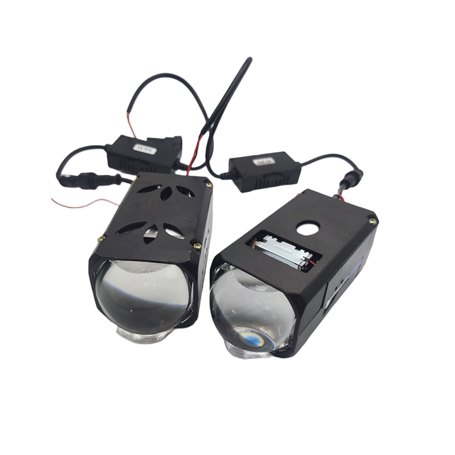 HYML Mini 1.8 Inch High Low Beam Car Led Projector Lens Car Headlights matrix Laser Bi Led Lights