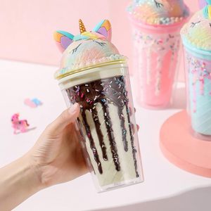 Commercio all'ingrosso della fabbrica carino <span class=keywords><strong>biscotto</strong></span> topo orecchie che accompagnano tazza di paglia a doppio strato di caffè da tè - Product Image 2