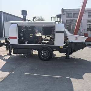 Pompe à béton haute pression pour pompage longue <span class=keywords><strong>distance</strong></span>, verticale 160m, capacité 60m³/h, prix avec langue d'exploitation personnalisable - Product Image 5