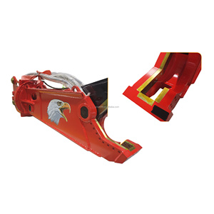 Cisaille hydraulique Eagle pour excavatrice, lames de coupe métalliques remplaçables, cisaillement de l'acier, rotation à 360 degrés - Product Image 4