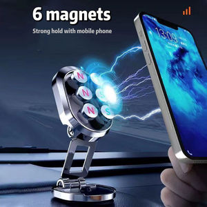 <span class=keywords><strong>Momi</strong></span> Support de téléphone magnétique de haute qualité en alliage d'aluminium Support de téléphone magnétique réglable à 360 degrés pour voiture - Product Image 5