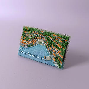 Europeo <span class=keywords><strong>Vaticano</strong></span>, Croacia, Rumania ciudad hecho a mano nevera pegatina tridimensional recuerdo creativo al por mayor - Product Image 4