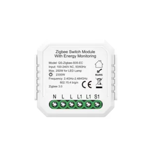 Tiết Kiệm Năng Lượng 1 Gang Zigbee 3.0 Tiếp Sức Cho Công Tắc Điện Và Ổ Cắm Cho Nhà Thông Minh Hệ Thống Tự Động Điều Khiển Từ Xa