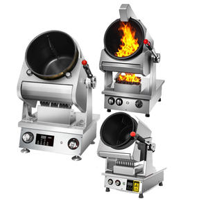Robot de cocina automático para restaurante de Gas de 260MM y 300MM, cocina de mesa inteligente para arroz frito, pollo, equipo de cocina comercial - Product Image 5