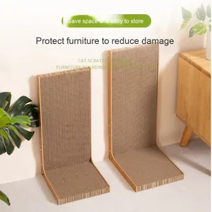 Papan goresan kucing bentuk L, gores kucing vertikal anti gores - Product Image 3