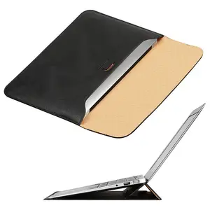 Wholesale PU Leather Laptop Table Bag Luxury Sleeve Bag 13.3 Inch Custom Logo For Ipad MacBook Pouch