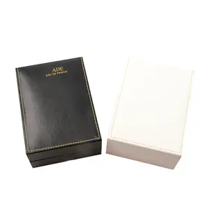 Leder Kosmetik verpackungs box Verschiedene Farben Reise Kosmetik Aufbewahrung sbox Make-up Kit für Mädchen mit Gold Metalls chloss