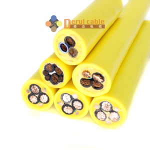 Câble électrique de grue à tour en cuivre pour grue aérienne câble d'épandeur de câble d'enrouleur rond gaine en PVC PUR pour grues portuaires <span class=keywords><strong>4x16</strong></span> - Product Image 1