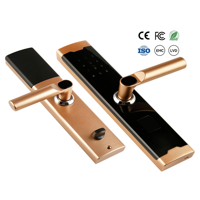 Wholesale High End Digital Smart Door Lock Password Visible Smart TTlock App Card Lock for Home Apartment