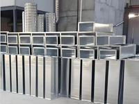 Conduit d'air rectangulaire en acier galvanisé TDF pour système CVC, ventilation d'air frais et évacuation pour l'ingénierie des bâtiments
