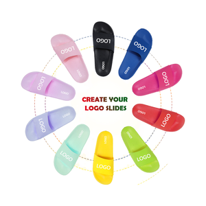 Wholesale Custom Indoor Home <b>Slides</b> Latest Design PVC Sandals Thick Soles Soft Female <b>slippers</b> Custom Flip Flops for Women - Product Image 1