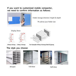 Khối lượng kệ kim loại đồ nội thất văn phòng di chuyển di động kệ/di động thép tập tin máy nén/nhỏ gọn thông minh thép di động kệ - Product Image 5