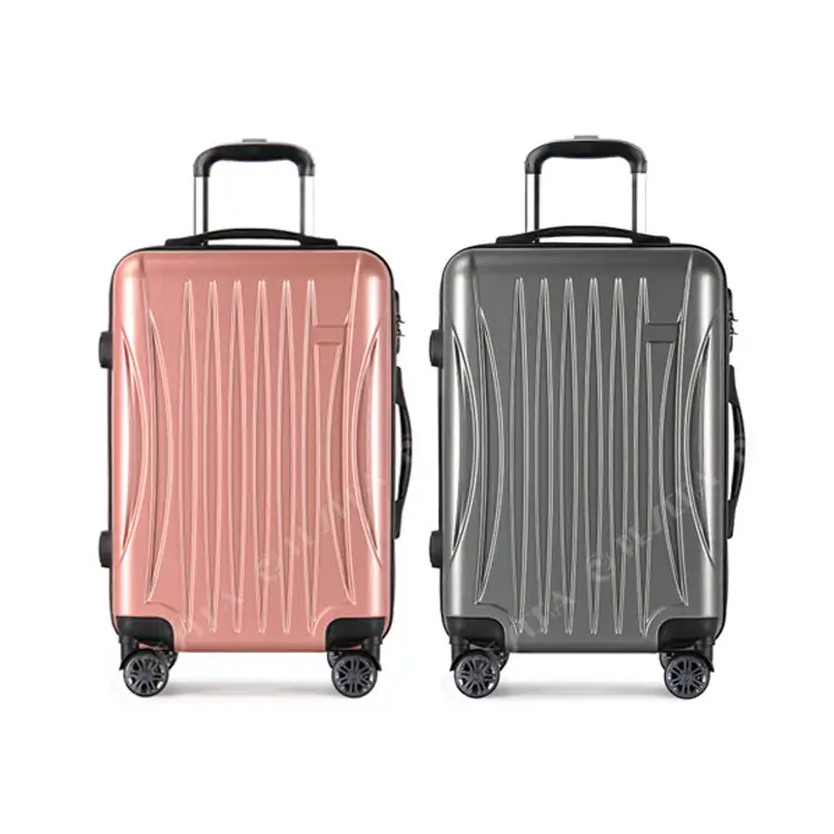 RESENA Luggage Factory ABS Carry On Hard Shell Suitcase 20" Valise ABS Trolley Luggage
