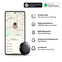 Etiqueta Inteligente de Posicionamiento Preciso Global Antipérdida, Resistente al Agua IP67, para Localizador de Llaves 6.0, para Personas Mayores y Niños, Control por Aplicación Android