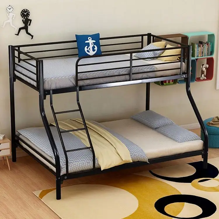 Custom Beautiful Bunk Steel Bed For Small Space, Bunk Bed For Teenager Boy