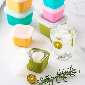 Moules à glaçons carrés créatifs, moules à glaçons réutilisables, mini moules à glaçons, gadgets pour la congélation des boissons, outils de cuisine - Product Image 5