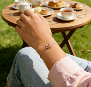 <span class=keywords><strong>Bracelet</strong></span> délicat en forme de fleur de <span class=keywords><strong>lotus</strong></span> pour femmes, plaqué or 18 carats, en acier inoxydable, <span class=keywords><strong>bracelet</strong></span> minimaliste, <span class=keywords><strong>bracelet</strong></span> de yoga, bijou cadeau - Product Image 5