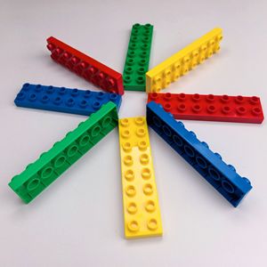 Bán buôn Duplo kích thước lớn kích thước lớn 2x8 gạch lớn một phần khối xây dựng lớn lắp ráp các bộ phận 16 lỗ khối xây dựng baseplate - Product Image 4