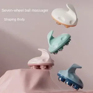 Handheld Muscle Back Neck Pé Ombro Perna Queima de Gordura Body Shaping Massagem Ferramenta Barriga Coxa Bezerro Emagrecimento 3D Rolo Massager - Product Image 2
