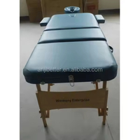 Table de massage portable en cuir synthétique réglable - Design moderne luxueux, installation facile et pliable pour salon de beauté et spa