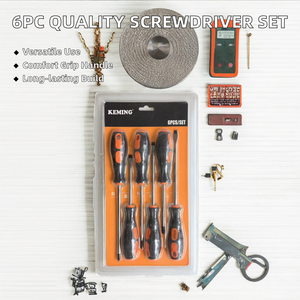 Tournevis industriel KHC de haute qualité, 1 pièce, jeu de tournevis SL PH 75mm 100mm, poignée PP+TPR, finition oxyde noir, personnalisable OEM - Product Image 2