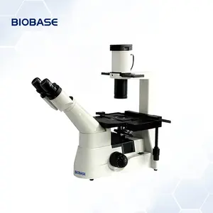 BIOBAS ters mikroskop XDS-403 LED lamba halojen lamba CMOS elektronik mercek megapiksel ters mikroskop için lab