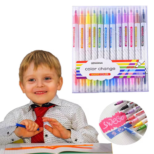 Marcadores Resaltadores Multicolores en Oferta, con Punta de Pincel y Embalaje Suelto, de Alta Calidad para Uso en Oficina y Escuela - Product Image 1