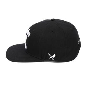 Casquettes Snapback à 6 Panneaux Personnalisées OEM Noir Logo Brodé 3D Casquette Snapback Goora - Product Image 2