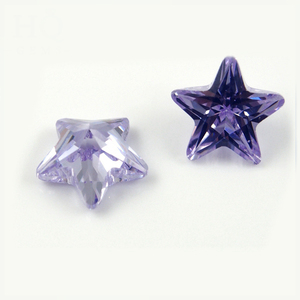 Pietre CZ Taglio <span class=keywords><strong>Stella</strong></span> 3-12mm Bianco Rosso <span class=keywords><strong>Rosa</strong></span> Peridoto Ametista Zirconia Cubica Sintetica - Product Image 5