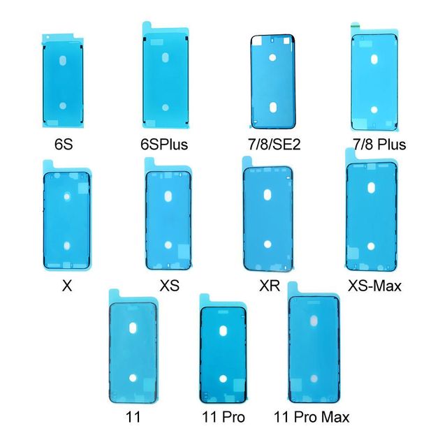 Screen Adhesive Tape Strips LCD Display Sealing Adhesive Replacement for iPhone 6S 7 8 Plus X XR XS 11 12 Mini Pro Max