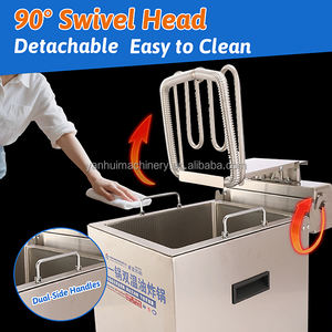 <span class=keywords><strong>Friteuse</strong></span> électrique commerciale 12L de comptoir pour cuisine de restaurant, <span class=keywords><strong>friteuse</strong></span> en acier inoxydable avec contrôle thermostatique - Product Image 4