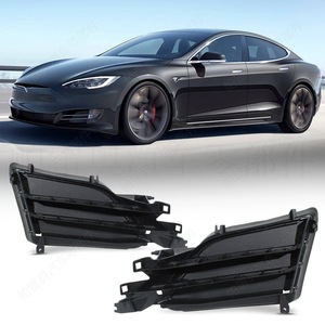 Cubierta de Ventilación para Parrilla Delantera de Tesla S 2016-2020, Pieza de Repuesto de ABS, Lado Izquierdo y Derecho - Product Image 1