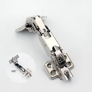 Factory Price Soft Closing Concealed Hydraulic Cabinet Hinge Furniture Hardware Angle Corner Hinges