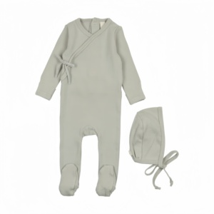 Tutina <span class=keywords><strong>per</strong></span> Neonata Tinta Unita Maniche Lunghe Scollo a V Set di Abbigliamento <span class=keywords><strong>per</strong></span> Bambini 3-6 Mesi Vestiti Boutique <span class=keywords><strong>per</strong></span> Bambina con Cappello - Product Image 2
