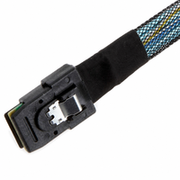 Câble d'extension de données Oculink SFF-8643, un câble Mini SAS 4i SFF-8087, spécialement conçu pour les disques durs de serveurs haute vitesse.