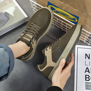 Chaussures de sport blanches à plateforme, style décontracté, chaussures de marche, chaussures de course respirantes en maille pour hommes, tendance de la mode des designers - Product Image 4