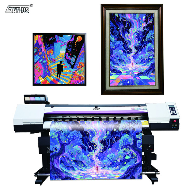 Flex Eco Solvent Digital for Banner Printer with XP600/DX5 Print Head Egg Material Support