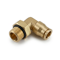 Conector de Codo Macho DOT PLC de Latón para Tubo de 1/2" X M16-1.5 |   Pieza de Repuesto de Alta Resistencia