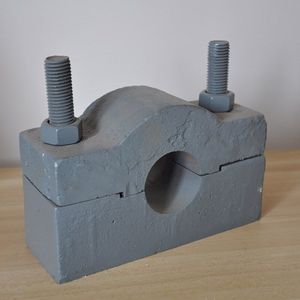 Roulement d'arbre de type sec pour précipitateur électrostatique ESP, fixation par boulon fendu, fonte, OEM - Product Image 4
