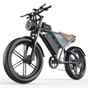 Envío Rápido desde Almacén en China, Bicicleta Eléctrica de Nieve Modelo <span class=keywords><strong>S7</strong></span>, Motor Trasero de 48V y 1200W, Batería de Litio Extraíble, Neumáticos Anchos Retro - Product Image 2
