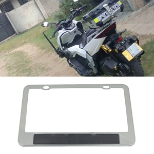 Marco para Placa de Matrícula de Motocicleta, Directo de Fábrica, Tanzania, Acero Inoxidable, con Emblema Adhesivo Epóxico - Product Image 6