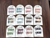 Vente en gros JIAZHIMU : Ongles press-on faits main personnalisés pour femmes – Accessoire de beauté unique répondant aux attentes spécifiques des femmes