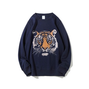 <span class=keywords><strong>Felpa</strong></span> Vintage con Grafica <span class=keywords><strong>Tigre</strong></span>, Pullover Retrò da Uomo con Maniche Raglan, Maglietta <span class=keywords><strong>Tigre</strong></span> Avventura nella Giungla, Top in Cotone Streetwear - Product Image 1