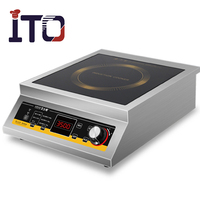 Commercial 3500W électrique durable théière chaude comptoir équipement de cuisine plaque chauffante cuisinière à induction