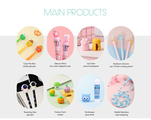 Taille-crayon en silicone motif animal kawaii, design Eggman's Party, pour étudiants et bureau, papeterie créative - Product Image 6