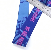 Bande élastique en nylon jacquard de 3,5 cm avec logo personnalisé, haute élasticité, pour sous-vêtements et pantalons de sport