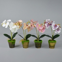 Kunstmatige Phalaenopsis Bonsai 3D-geprint realistisch duurzaam plastic bloemen milieuvriendelijke bruiloft binnenhuisdecoratie 40cm boeket